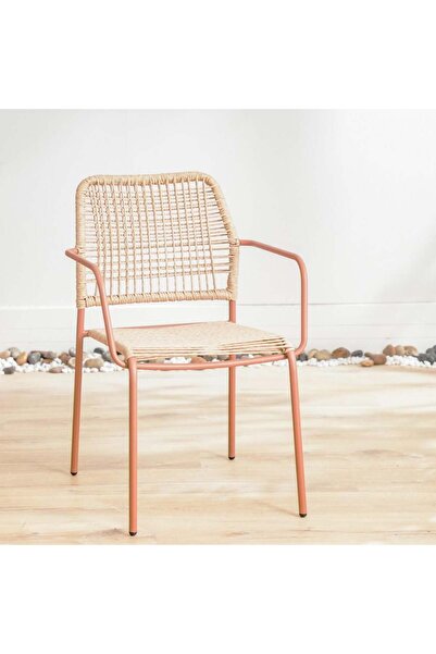 Danube Home Zanita Outdoor Chair - Stylish Red Patio Seating for Outdoor Living - Durable & Comfortable