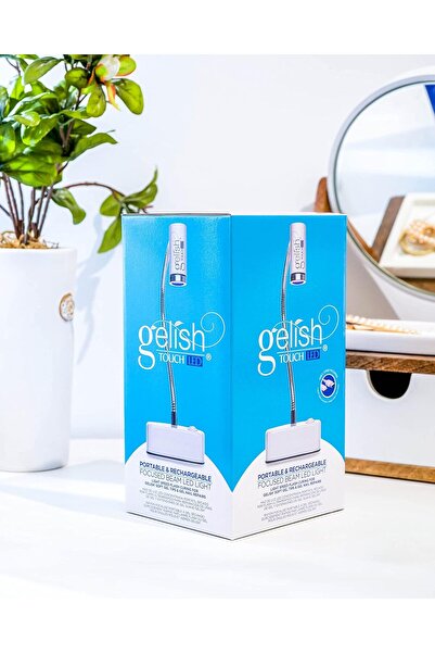 Gelish Touch LED Light - Gel Nail UV/LED Lamp, Portable, Rechargeable, Touch Activated, 30-Second Cu