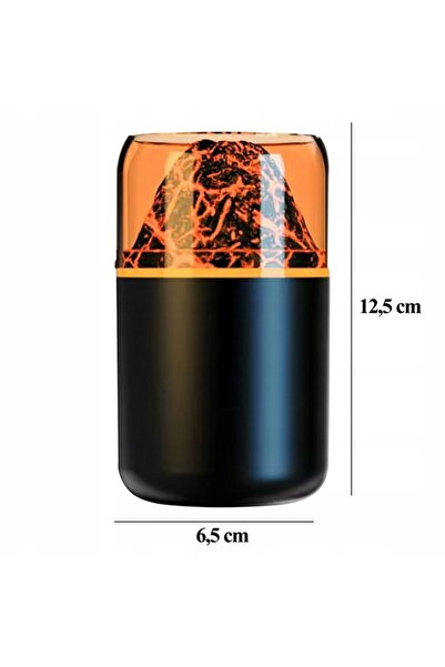 zola Difuzor de arome cu LED RGB, efect vulcan, 2 moduri functionare, rezervor 180 ml, USB, 120 x 65 mm