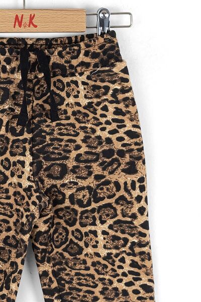 nk kids Baby Girl Leopard Patterned Pants Brown 59607