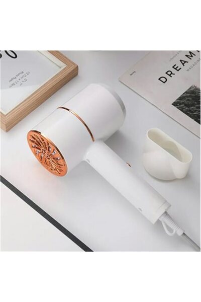 zola Travel hair dryer, 730 W, 2 speeds, 230V, hanging hook, white