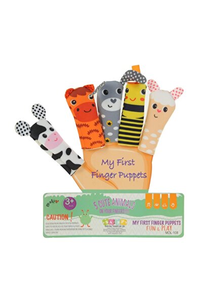 hak-iş oyuncak 5’li Parmak Kuklası Seti – Hayvan Figürlü Finger Puppets