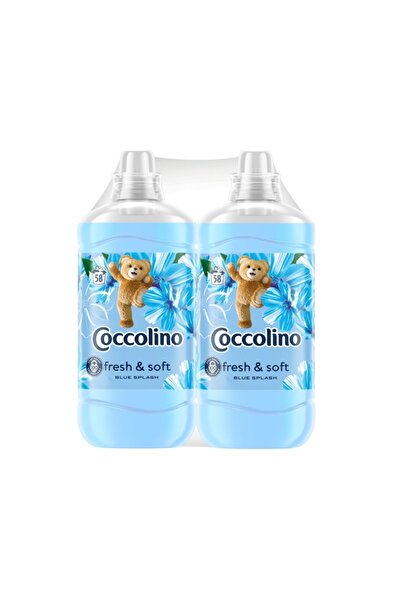 Coccolino Pachet Balsam Blue Splash 1.45L 58 spalari x2