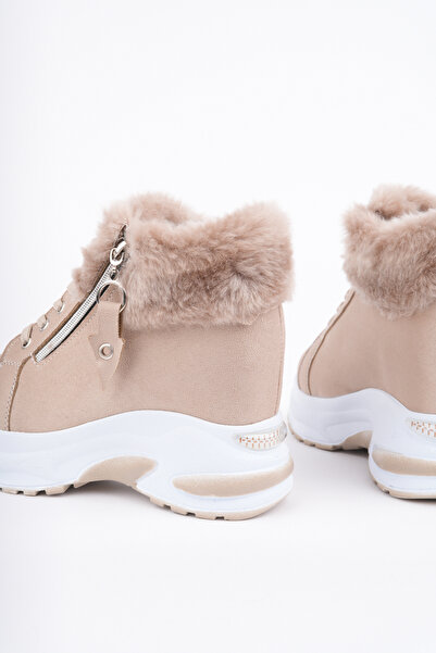 Madam Tarz DNR-432 Kürklü Gizli Topuk Bot