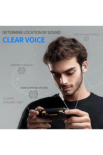 PLEXTONE Blaxton G27 Wired 3.5mm Elbow Semi-In-Ear Earphones with Cyberpunk Microphone, Accurate Sound, and Durable Cord.