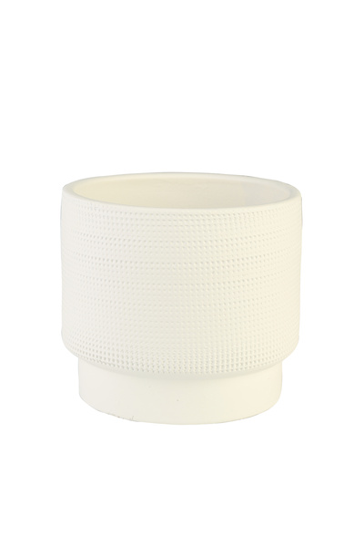 Genel Markalar SERAMİK SAKSI CREAM 17X15 CM AK.JH0032