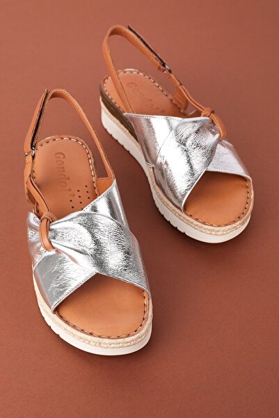 Gondol Sandale cu talpă moale anatomică din piele naturală ımk.1622