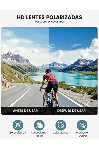 Lamicall 24g Polarized Sports Sunglasses for Men Women