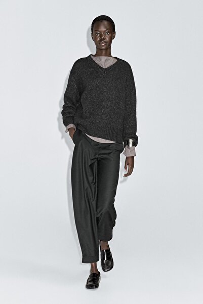 Massimo Dutti V yaka triko kazak