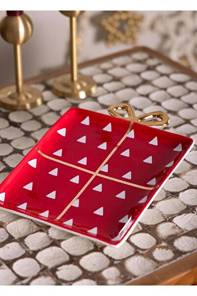 The Mia Christmas Serving Plate 22X17 cm