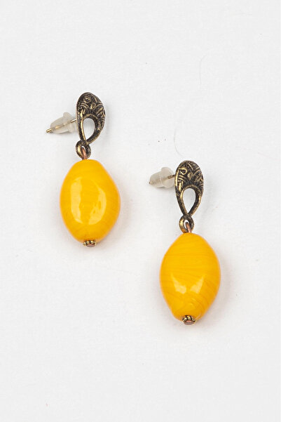 Lila Rosa Natural Stone Ethnic Authentic Earrings