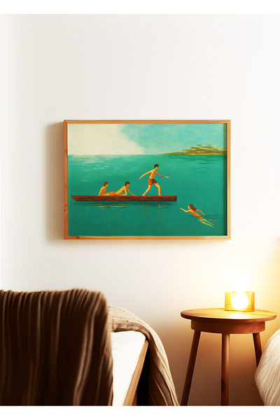 ARTHOUSECOLLECTIVE Summer Escape – Colecția de vară – Poster fără ramă în dim...