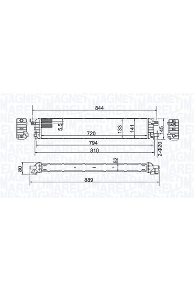 MAGNETI MARELLI Radiator, Audi Q3, 8UB, 8UG,
