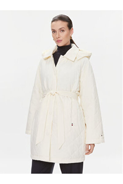 Tommy Hilfiger Women's Transitional coat WW0WW40469 Beige