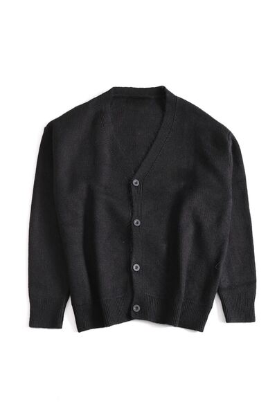 no7man Lorven Black Cardigan