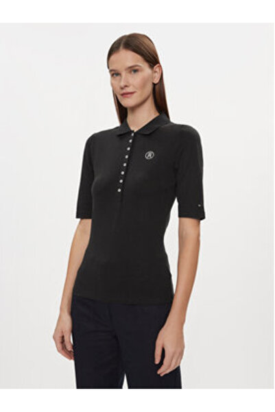 Tommy Hilfiger Women's Polo WW0WW39820 Black