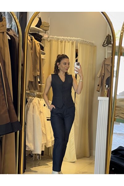 Bahar Denim görünümlü yelek