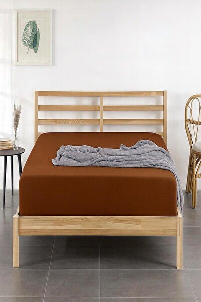 OZNHOME Premium Combed Cotton Fitted Sheet 100% Cotton Luxury Combed Cotton Single/Duo Size