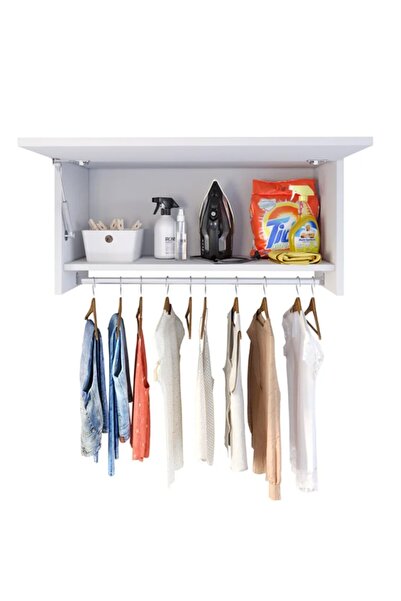 Tdesigno Pırıl Çok Amaçlı Dolap-Askılık-Erzak-Mutfak-Kiler Dolabı-Açık Dolap-60 cm