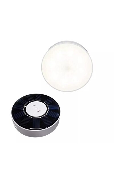 Mighty İÇ MEKAN 8 LED GÜNEŞ ENERJİLİ HAREKET SENSÖRLÜ USB ŞARJLI BEYAZ LED IŞIK LAMBA