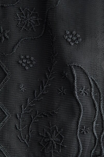 H&M Dantel Ara Parçalı Bluz