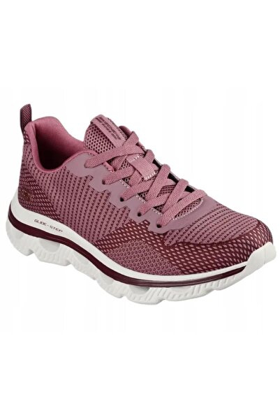 SKECHERS Women's Arc Waves Knit Sneakers - Burgundy, Size 39 EU