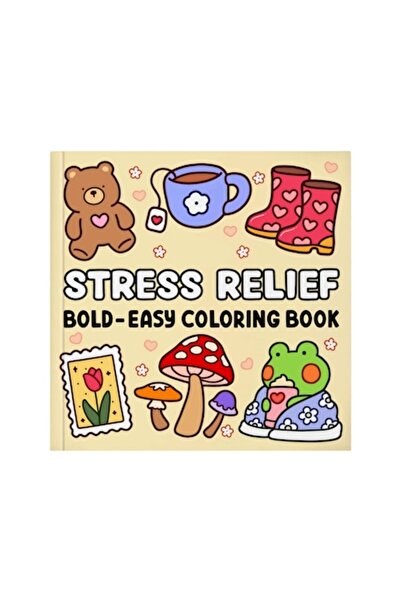 Rotixfy Carte de colorat, antistres, copertă cartonată, desene amuzante cu an...
