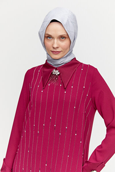 Setrms Taş İşlemeli Şık Elbise