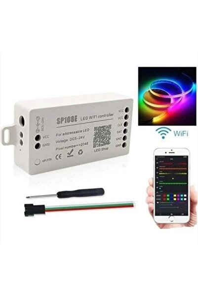 ALLES WS2811-WS2812 SP108E Pixel Şerit Led Wifi Kontrol Cihazı