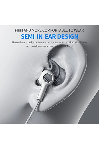 PLEXTONE Blaxton G27 Wired 3.5mm Earphone with Type-C Connector Semi-In-Ear Cyberpunk Microphone, Precise Sound, and Durable Wire