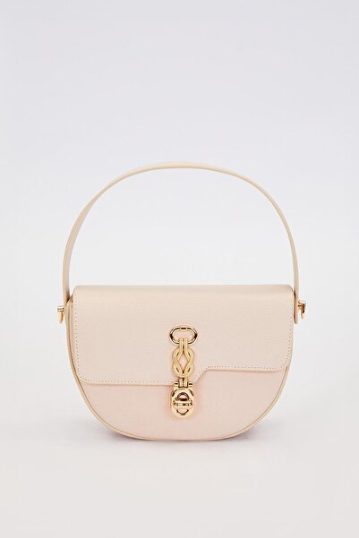 Levidor Cream Cover Buckle Handbag