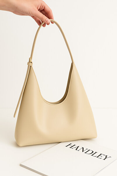 Handley Πολυτελής δερμάτινη τσάντα ώμου Hobo