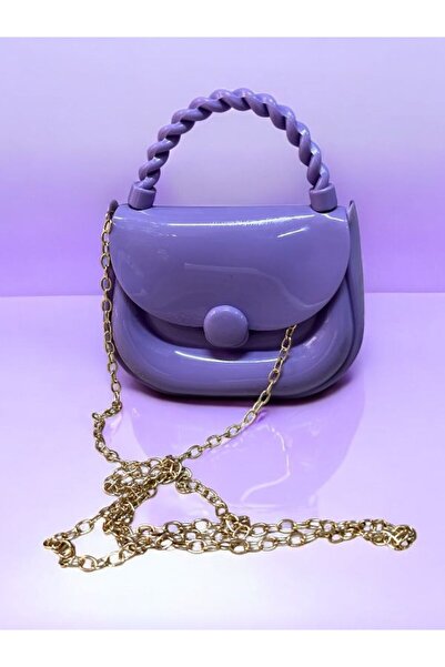 EyER Shoping Geantă din silicon cu lanț lung de dimensiunea portofelului