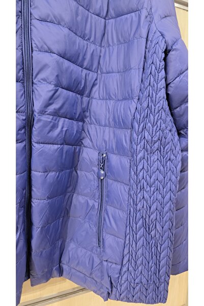 Park Moda Palton subțire matlasat cu model simplu