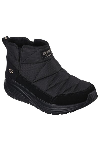 SKECHERS Women's Winter Slip-On Boots - Black, Memory Foam Comfort, Size EU 35.5