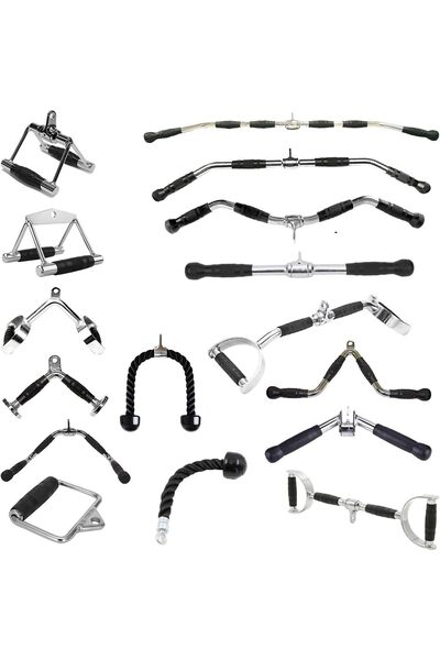 YALLA HomeGym ملحقات آلات الكابلات التجارية لأجهزة الصالة الرياضية، مجموعة كا...