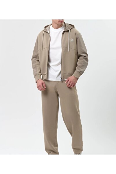 Armani Exchange Erkek Bej Sweatshirt Fermuarlı XM000480_AF108181_U6167