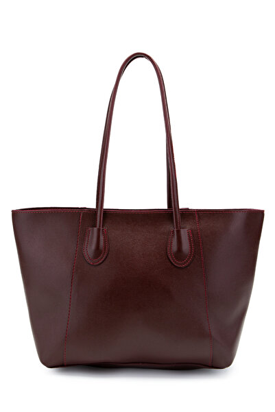 minebag Τσάντα χειρός Elena από συνθετικό δέρμα μπορντό