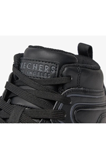 SKECHERS Men's High-Top Sneakers Uno - Keep Close Black Size 44 EU - Comfort and Style