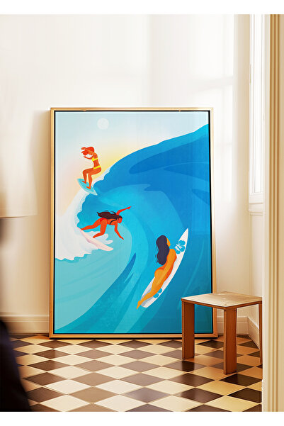 ARTHOUSECOLLECTIVE Surf’s Up – Colecția de vară – Poster fără cadru cu dimens...