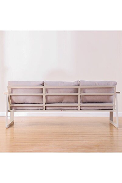 Danube Home Roma 5-Seater Outdoor Sofa Set, 1 Three-Seater, 2 Single-Seaters & Coffee Table, 2-Year Warranty