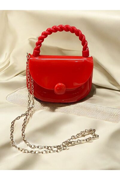 EyER Shoping Geantă din silicon cu lanț lung de dimensiunea portofelului