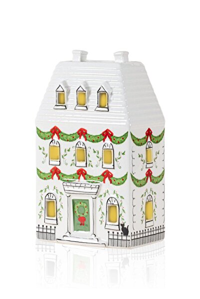 The Mia Dekoratif Led Işıklı Ev Biblo 12x7x19 cm