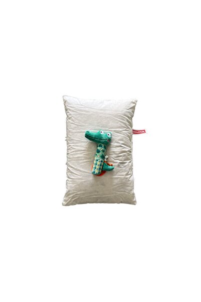 Domisa Children's Pillow 30x50 cm, Goose Feather and Down, 100% Cotton, White