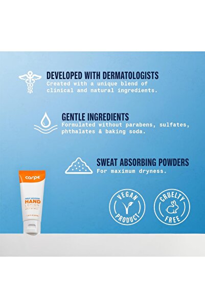 Carpe Hand Lotion Antiperspirant (Pack of 3)