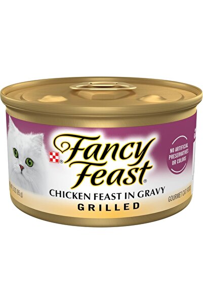 Fancy Feast Purina Grilled Chicken Wet Cat Food 85G (24 Cans)