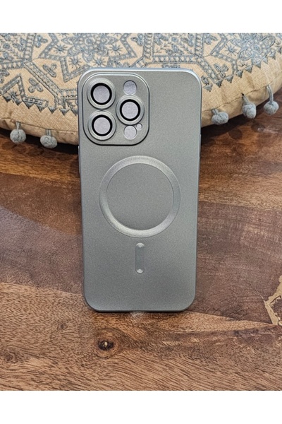 Generic Iphone 15 pro max case silver flexible silicon case