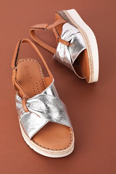 Gondol Sandale cu talpă moale anatomică din piele naturală ımk.1622