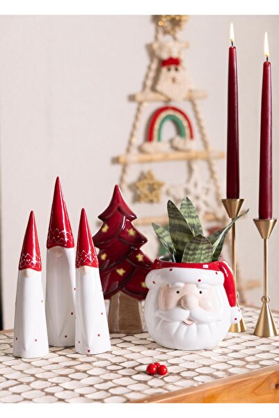 The Mia Dekoratif Yılbaşı Süsü Şanş Cücesi 7x7x26 cm