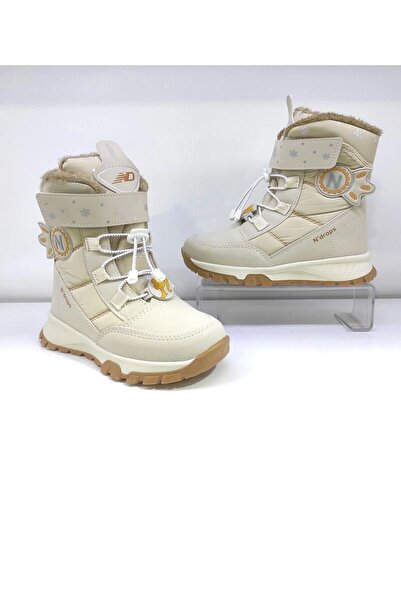 Marka N'drops Kürklü Kaydırmaz Kauçuk Tabanlı Çocuk Botu